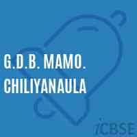 G.D.B. Mamo. Chiliyanaula School Logo