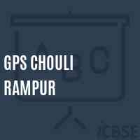 Gps Chouli Rampur Primary School Logo
