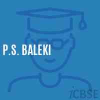 P.S. Baleki Primary School Logo