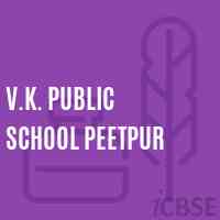 V.K. Public School Peetpur Logo