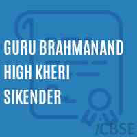 Guru Brahmanand High Kheri Sikender Secondary School Logo