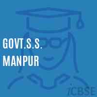 Govt.S.S. Manpur Secondary School Logo