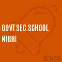 Govt Sec.School Nibhi Logo