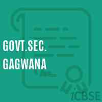 Govt.Sec. Gagwana High School Logo