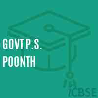 Govt P.S. Poonth Primary School Logo