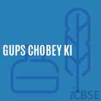 Gups Chobey Ki Middle School Logo