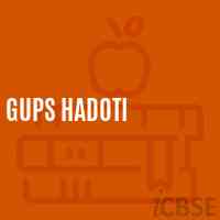 Gups Hadoti Middle School Logo
