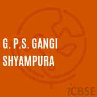 G. P.S. Gangi Shyampura Primary School Logo