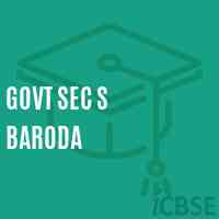 Govt Sec S Baroda Secondary School Logo