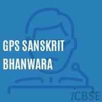 Gps Sanskrit Bhanwara Primary School Logo