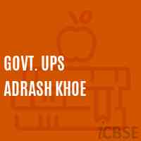 Govt. Ups Adrash Khoe Middle School Logo