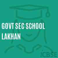 Govt Sec School Lakhan Logo