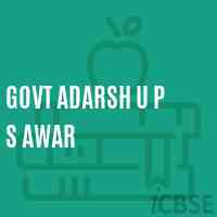 Govt Adarsh U P S Awar Middle School Logo