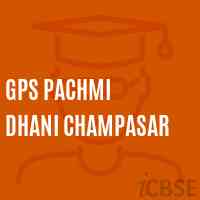 Gps Pachmi Dhani Champasar Primary School Logo