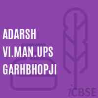 Adarsh Vi.Man.Ups Garhbhopji Senior Secondary School Logo