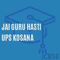 Jai Guru Hasti Ups Kosana Middle School Logo