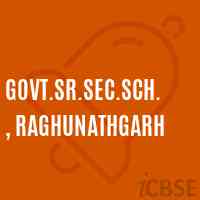 Govt.Sr.Sec.Sch., Raghunathgarh School Logo