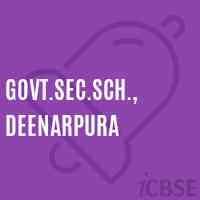 Govt.Sec.Sch., Deenarpura Secondary School Logo