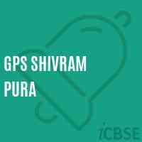 Gps Shivram Pura Primary School Logo