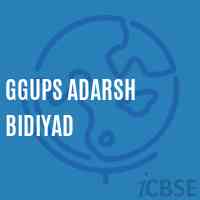 Ggups Adarsh Bidiyad Middle School Logo