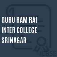 Guru Ram Rai Inter College Srinagar Senior Secondary School Logo