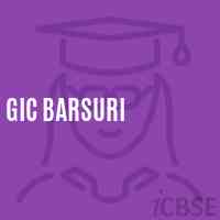 Gic Barsuri High School Logo
