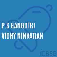 P.S Gangotri Vidhy Ninkatian Primary School Logo