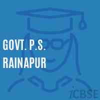 Govt. P.S. Rainapur Primary School Logo