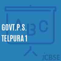Govt.P.S. Telpura 1 Primary School Logo