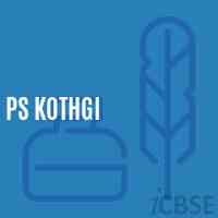 Ps Kothgi Primary School Logo