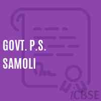 Govt. P.S. Samoli Primary School Logo