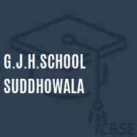G.J.H.School Suddhowala Logo
