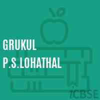 Grukul P.S.Lohathal Middle School Logo