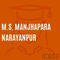 M.S. Manjhapara Narayanpur Middle School Logo