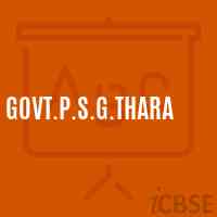 Govt.P.S.G.Thara Primary School Logo