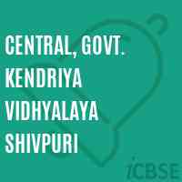 Central, Govt. Kendriya Vidhyalaya Shivpuri Senior Secondary School Logo