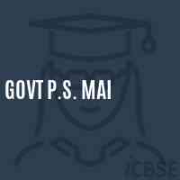 Govt P.S. Mai Primary School Logo