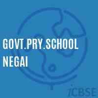 Govt.Pry.School Negai Logo