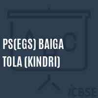 Ps(Egs) Baiga Tola (Kindri) Primary School Logo