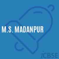 M.S. Madanpur Middle School Logo