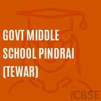 Govt Middle School Pindrai (Tewar) Logo
