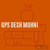 Gps Desh Mohni Primary School Logo