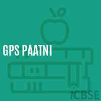 Gps Paatni Primary School Logo