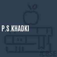 P.S.Khadki Primary School Logo