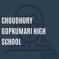 Choudhury Gopkumari High School Logo