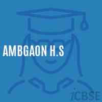 Ambgaon H.S School Logo