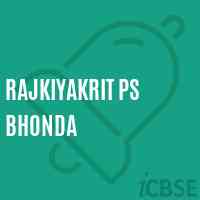 Rajkiyakrit Ps Bhonda Primary School Logo