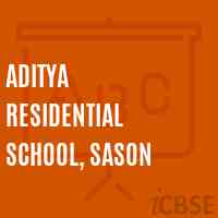 Aditya Residential School, Sason Logo