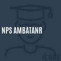 Nps Ambatanr Primary School Logo