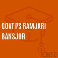 Govt Ps Ramjari Bansjor Primary School Logo